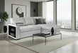 U0212 Blanche Silver Pull Out Sofa Bed