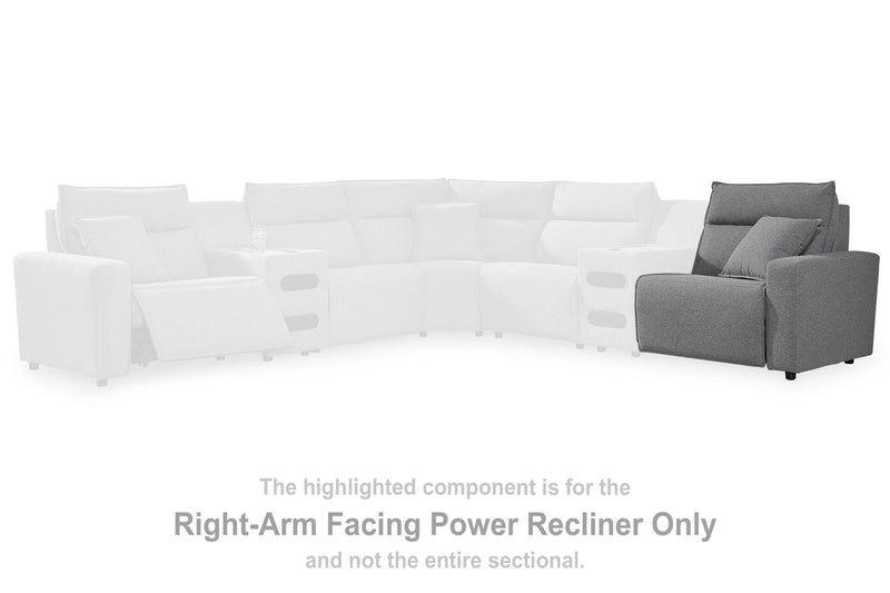 Modmax Reclining Sectional with Audio Console