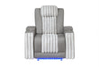U8000 Power Recliner with Power Headrest and LED