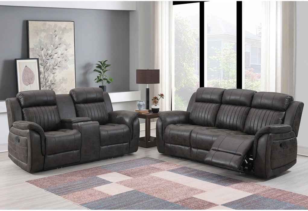 U8517 Grey Reclining Sofa