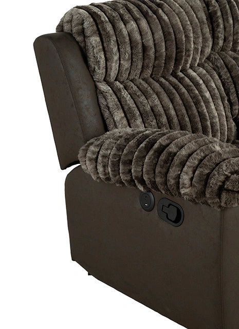 Dionysus Manual Reclining Loveseat Brown