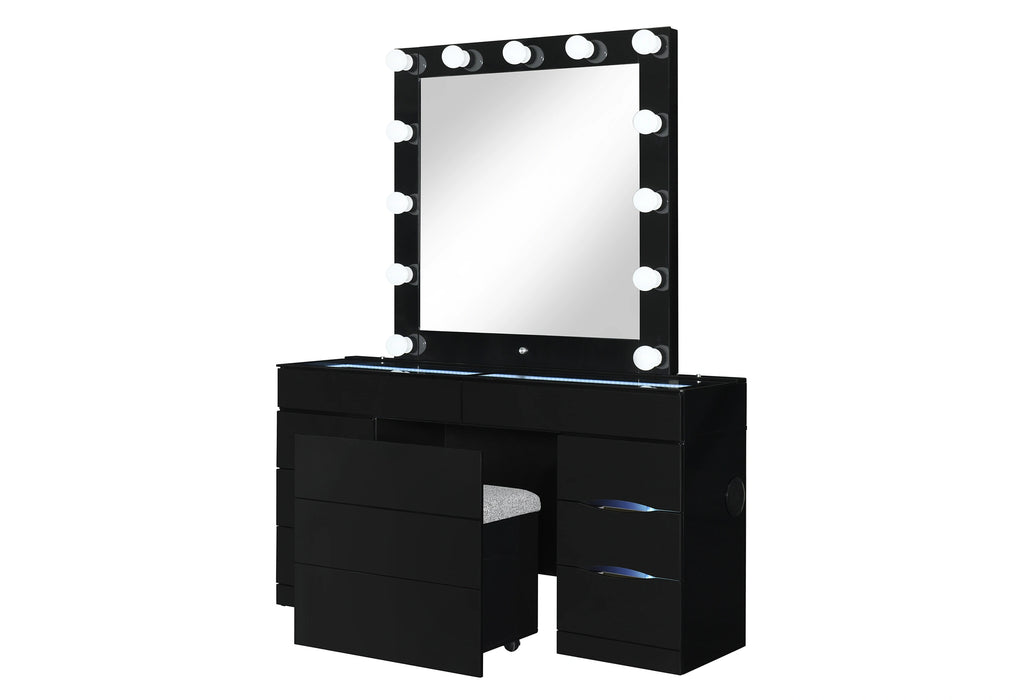 Ella Vanity Set with Storage Stool