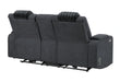 U8000 Pwr Console Rec Loveseat with PHR, LED and Speaker