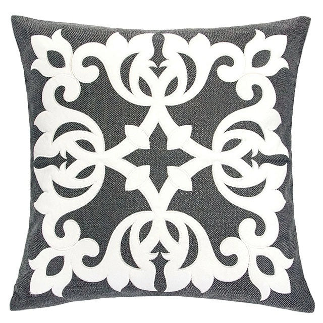 Trudy Gray 20" X 20" Pillow, Gray