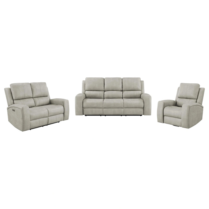 Brickston Triple Power Reclining Sofa Set