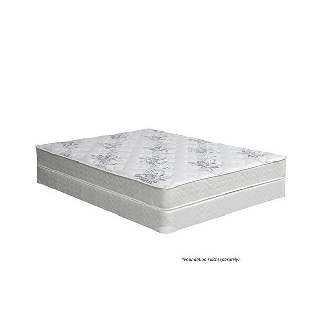 ELBERTYNA White 8" Tight Top Mattress, Queen