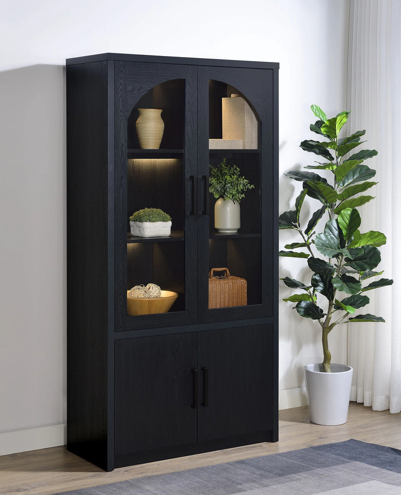 Riva Tall Display Cabinet with LED Lighting