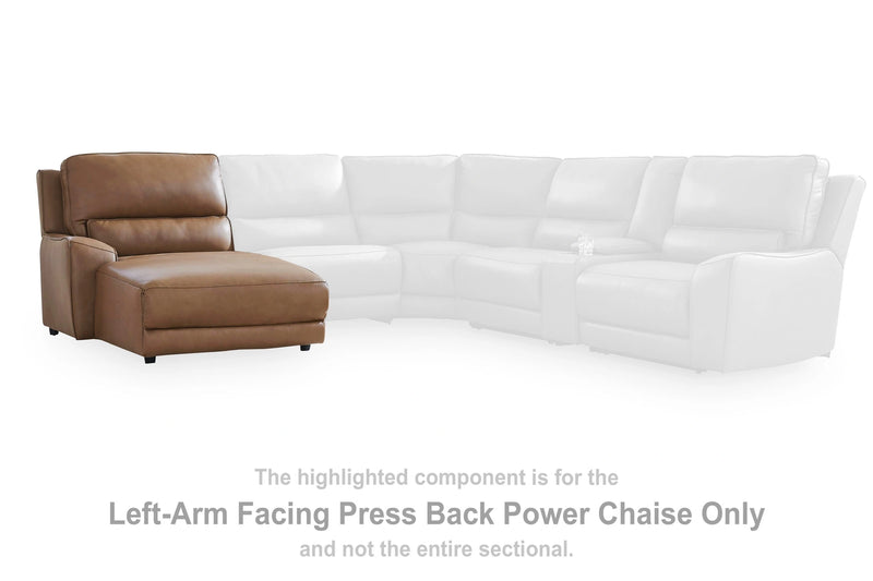 DeepWakes Power Reclining Sectional with Chaise