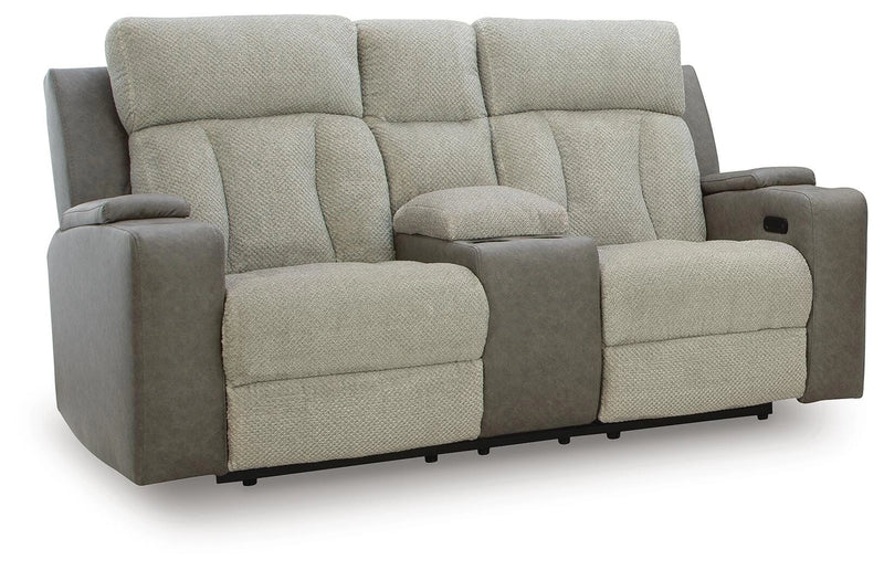 WhipLash Power Reclining Loveseat with Console
