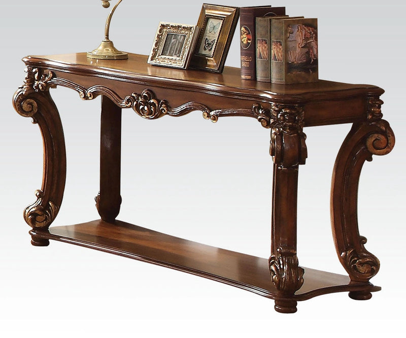 Acme Vendome Sofa Table in Cherry 82004