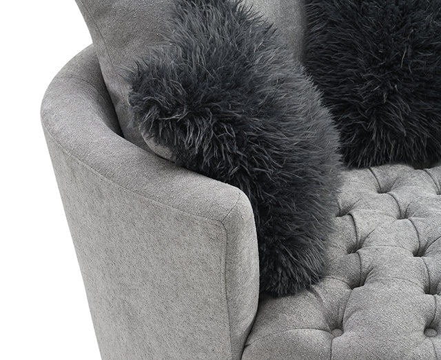 Sofi Button Tufted Swivel Chair
