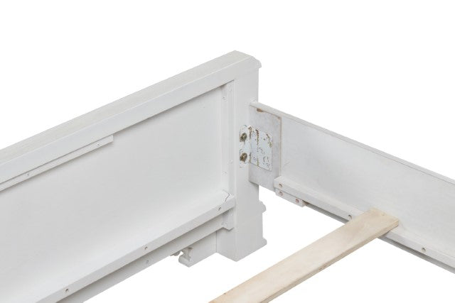 Stella Mia E.King & Queen Bed White & White