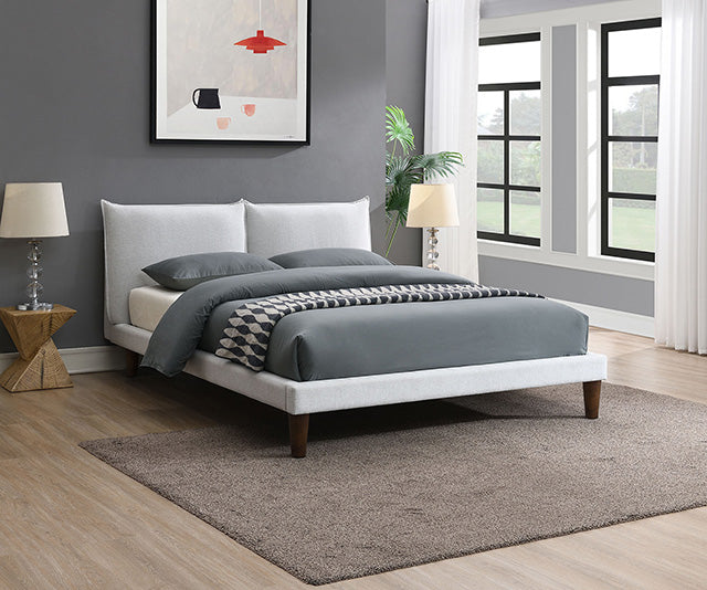 Verwood Bed Gray & Light Gray