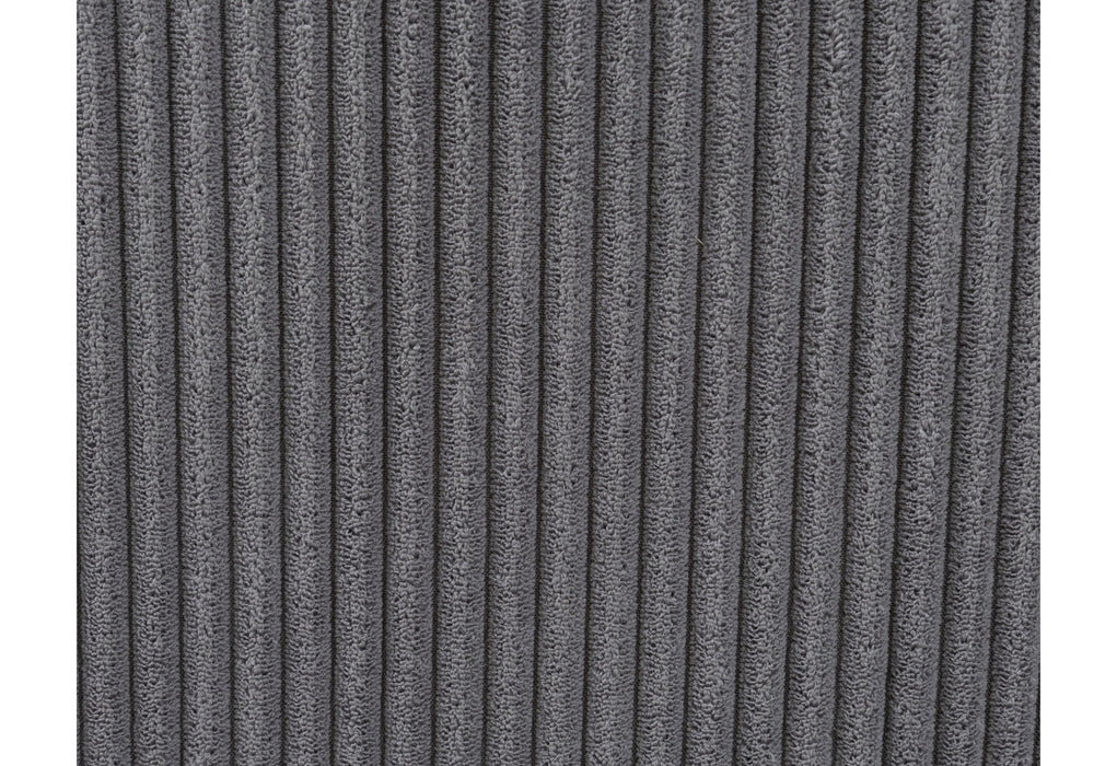 U2660 GREY SECTIONAL W/O CHAISE AND W/ PULLOUT SOFA BED