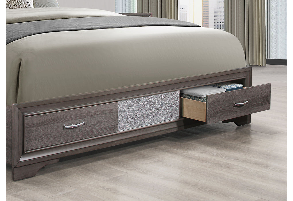 SEVILLE GREY QUEEN BED GROUP