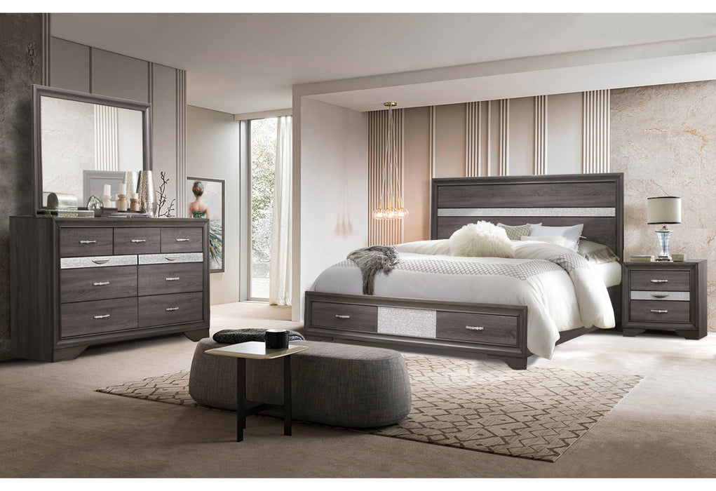 SEVILLE GREY FULL BED GROUP