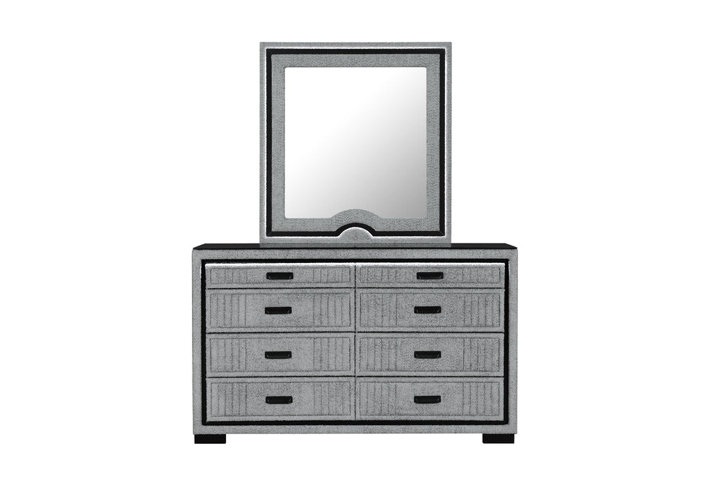 ISABELLA GREY DRESSER WITH LED