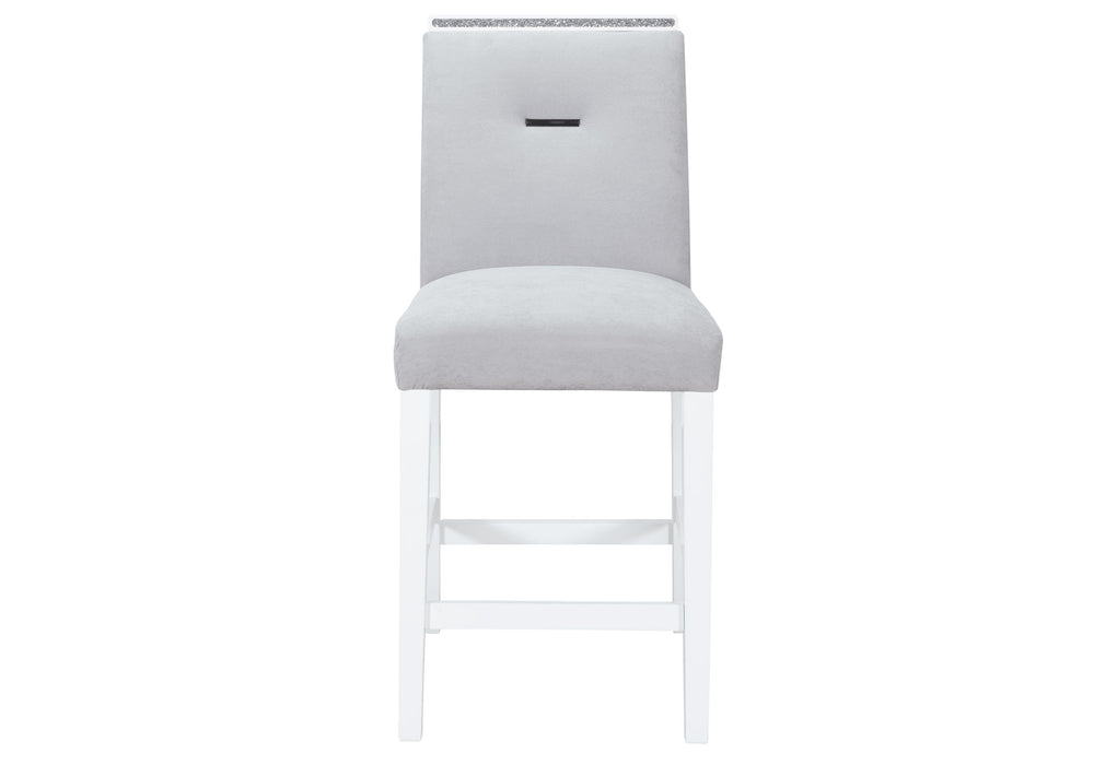 MONACO WHITE BAR TABLE + 8 MONACO BS-N