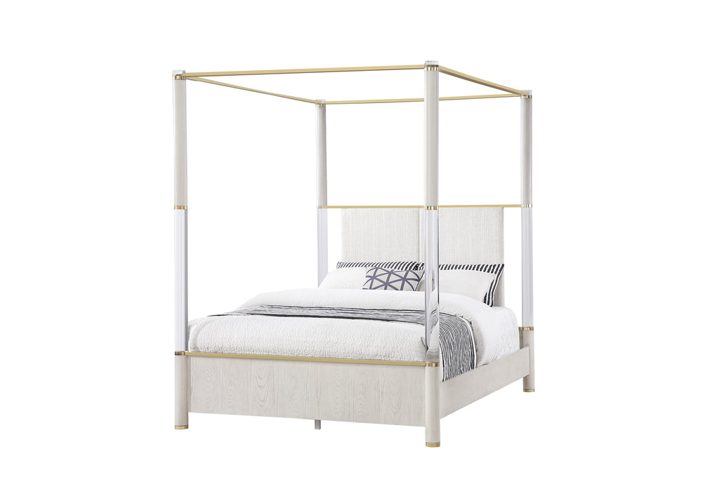 MALMO OAK QUEEN BED