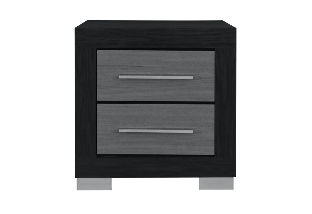 EMMA BLACK/GREY NIGHTSTAND