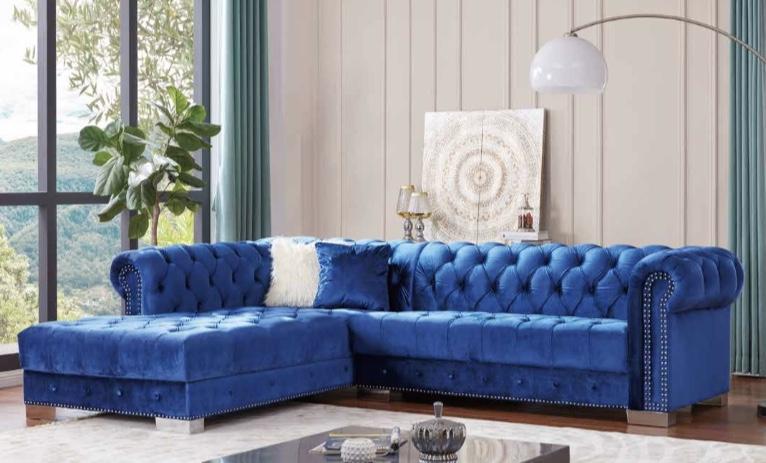 Velvet Sectional