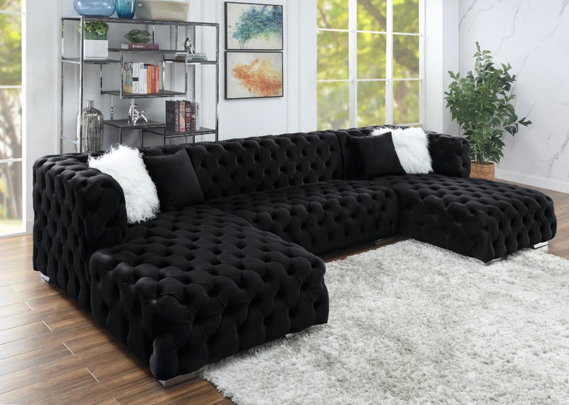 Velvet Sectional