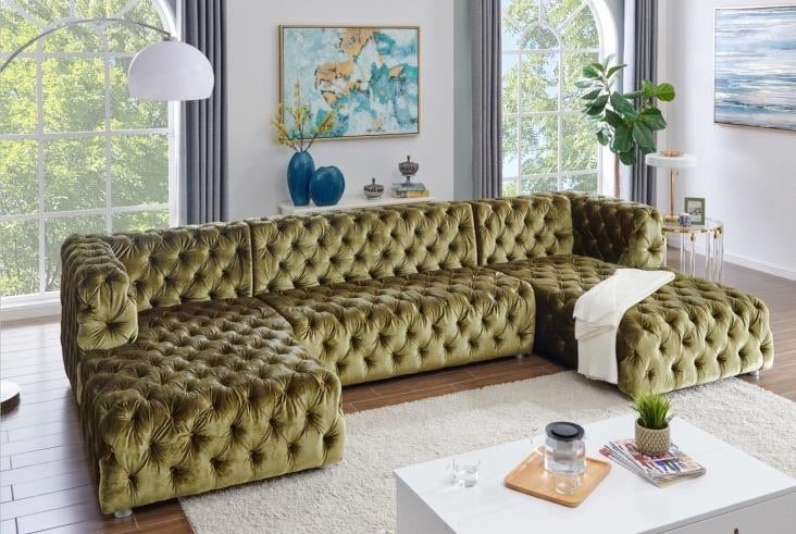 Velvet Sectional