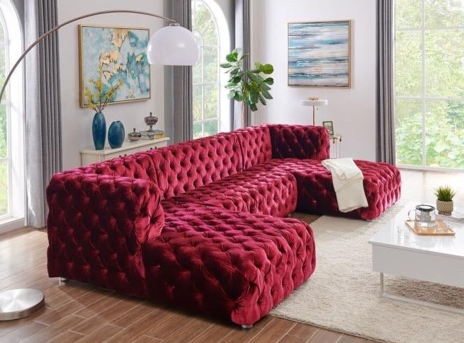 Velvet Sectional
