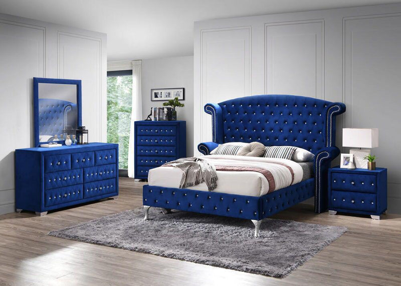Velvet Queen Bedroom Set
