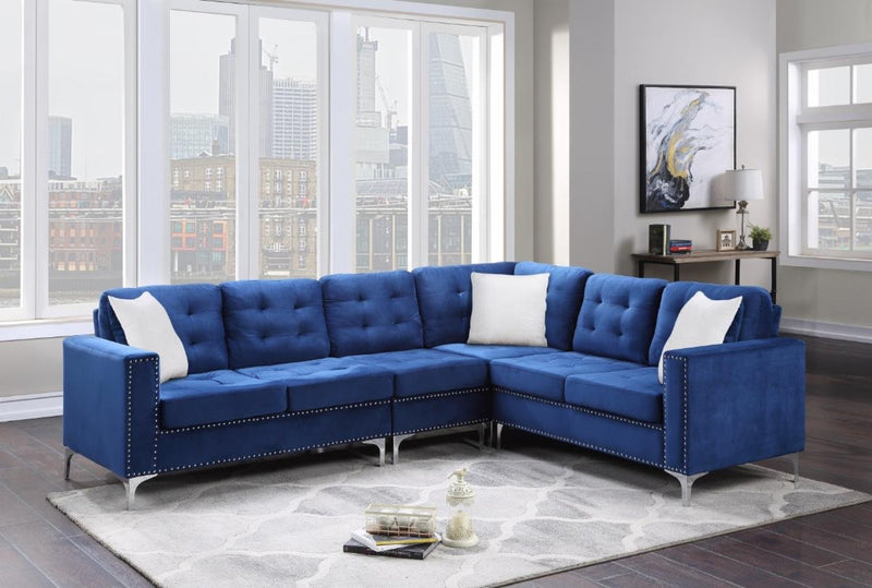 Velvet Sectional