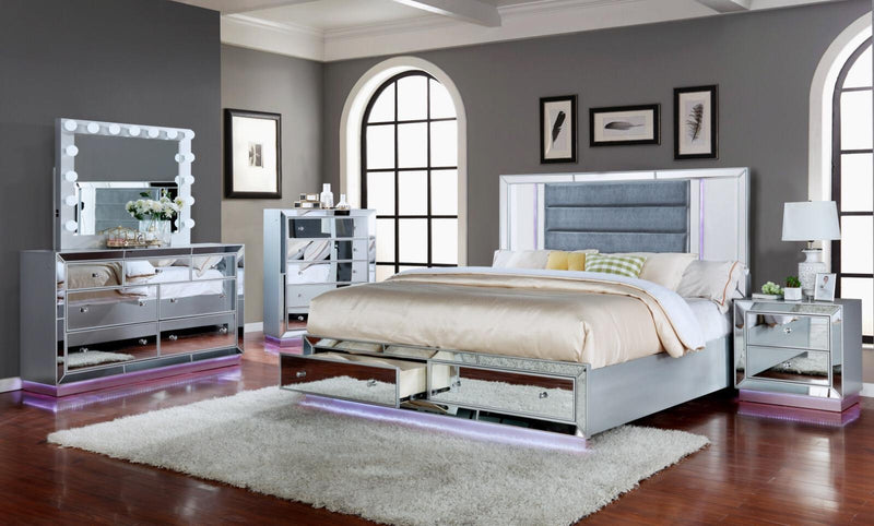 Mirrored Glam Bedroom