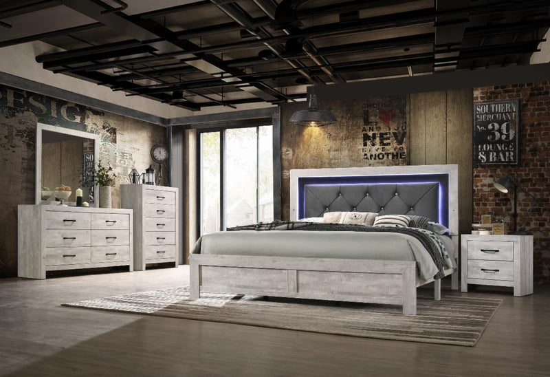 Glam Queen Size Bedroom