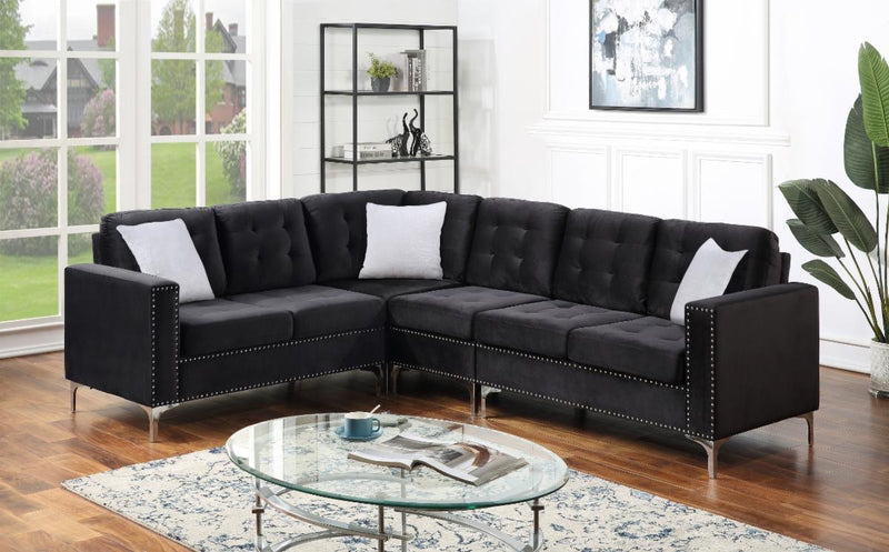 Velvet Sectional