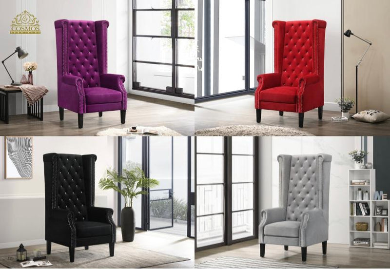 Velvet Bollywood Chair