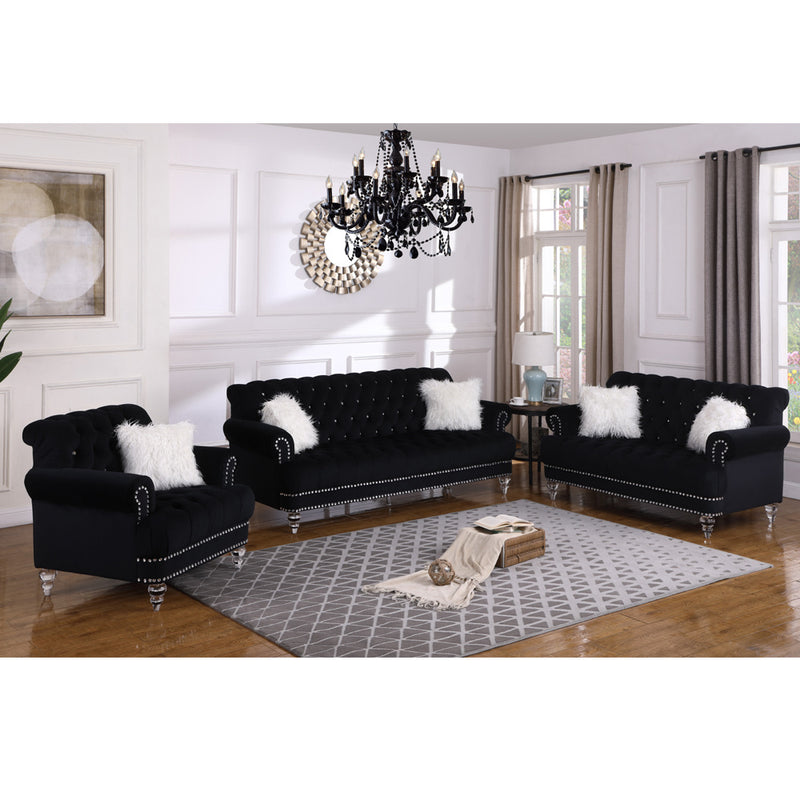Velvet Sofa and Loveseat