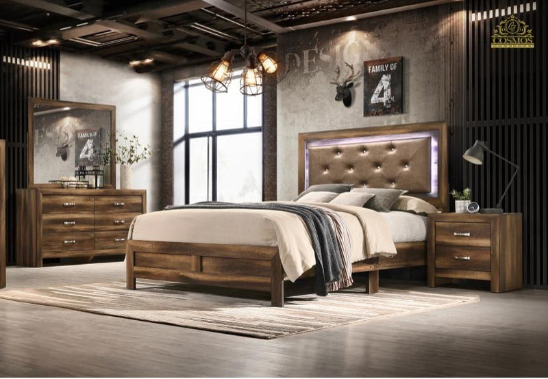 Glam Queen Size Bedroom